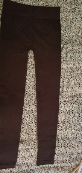 Simply Vera (Wang) Brown Leggings Tights - Picture 2 of 2
